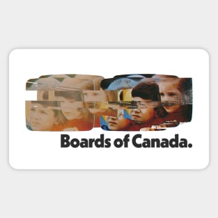 Boards Of Canada / Original Retro Glitch Art Design Magnet